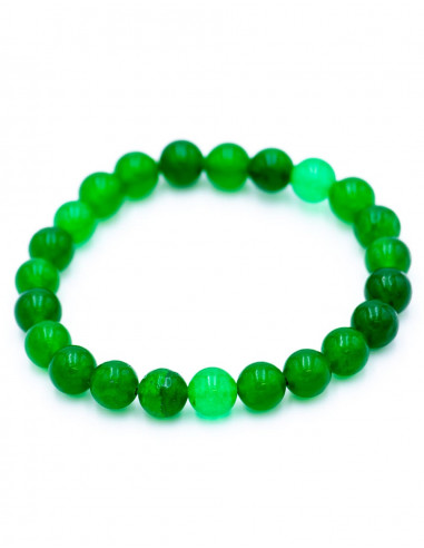 Bracelet Perles Jade Vert