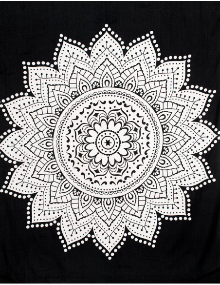 Black and White Bedspread or Tapestry