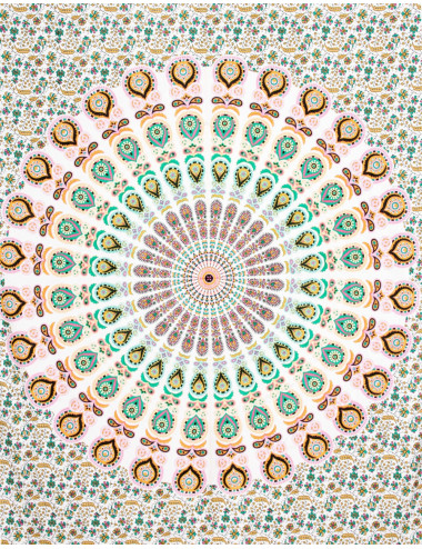 Multicolored Mandala Quilt 2
