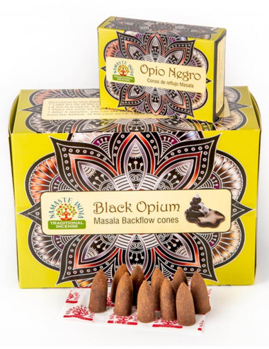 Cône de reflux d'opium noir