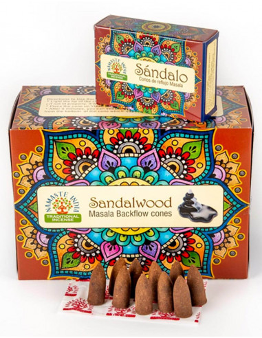 Sandalwood Reflux Cone - Namaste India