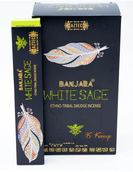 Incenso de Sálvia Branca - Banjara