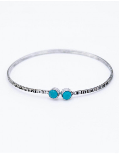 Bracciale Slim Due Pietre 2