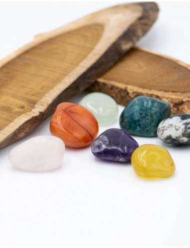 Bag with 7 Mineral Stones 2