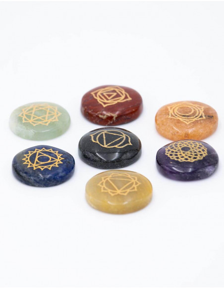 Sac avec 7 Pierres Chakras