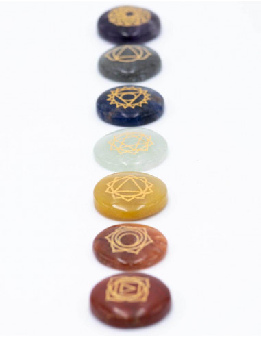 Sac avec 7 Pierres Chakras