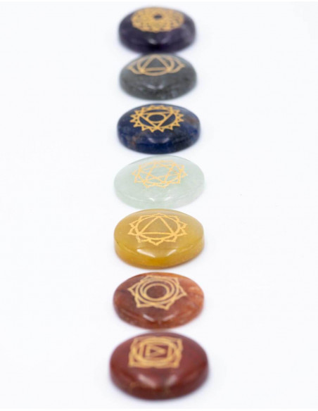 Borsa con 7 Pietre Chakra