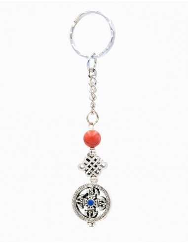 Porte-clés Dharma tibétain