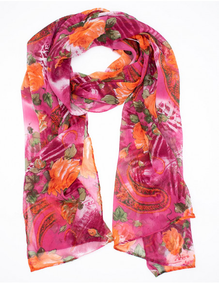 lenço estampado