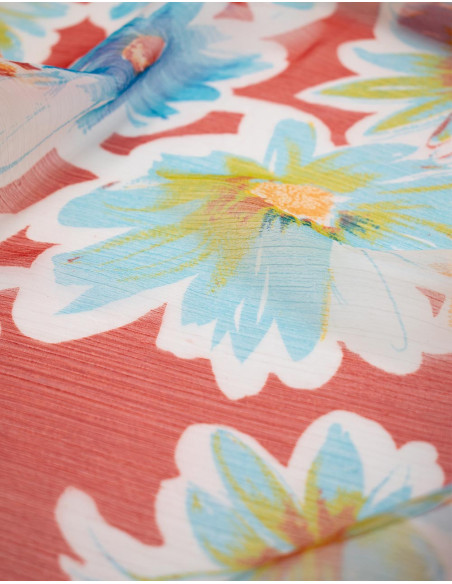 Fleurs Translucide Foulard