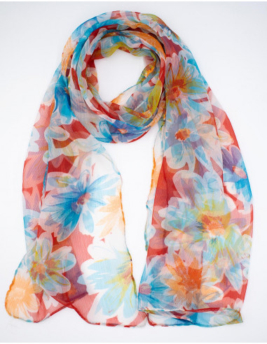 Fleurs Translucide Foulard