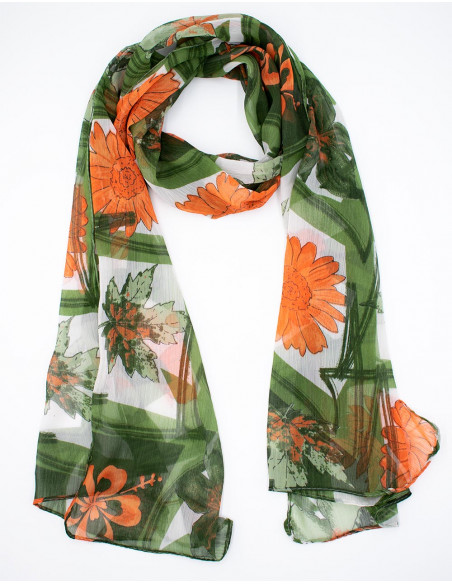 Herbst-Chiffon-Schal