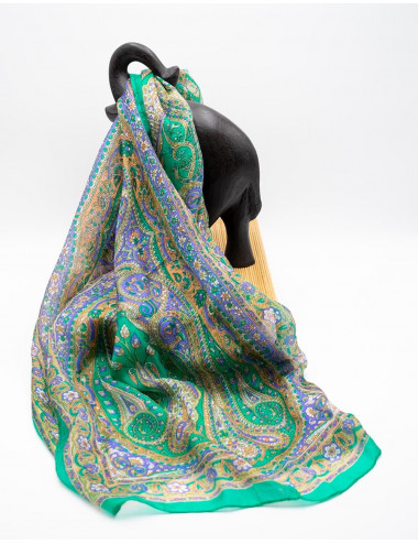 Rectangular Silk Scarf 2