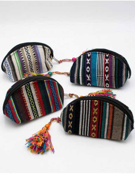 Borsa da toilette a righe