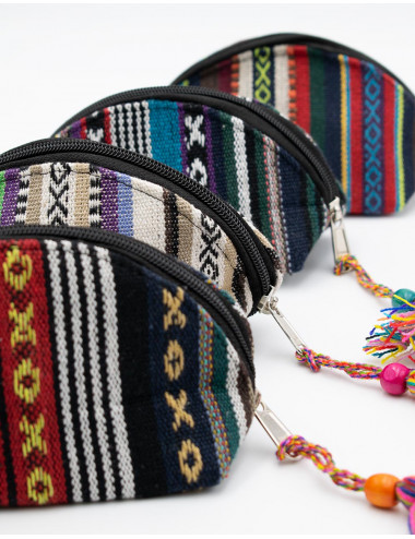 Striped Toiletry Bag