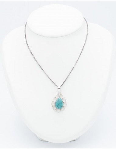 Turquoise Mineral Stone Pendant