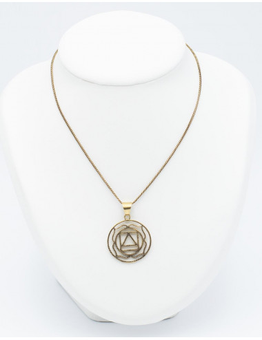 Pingente Geométrico Dourado 2