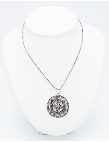 Pendentif Croix Argent Ajourée 2