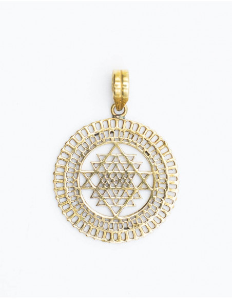 Rhombus Goldener Anhänger