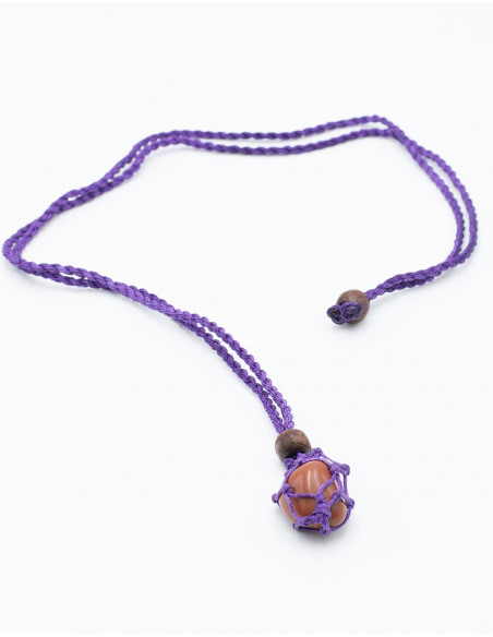 Colar com Pedra Mineral