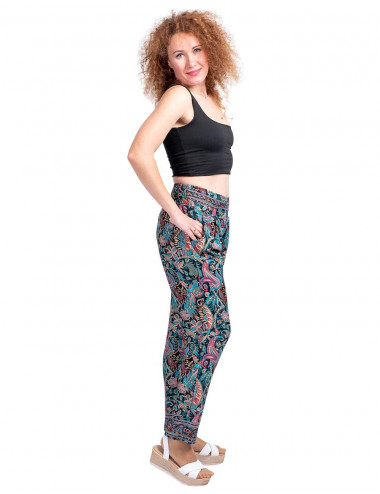 Silk Skinny Pants 2