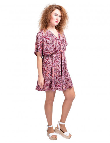 Vestido Estampado Rosa 2
