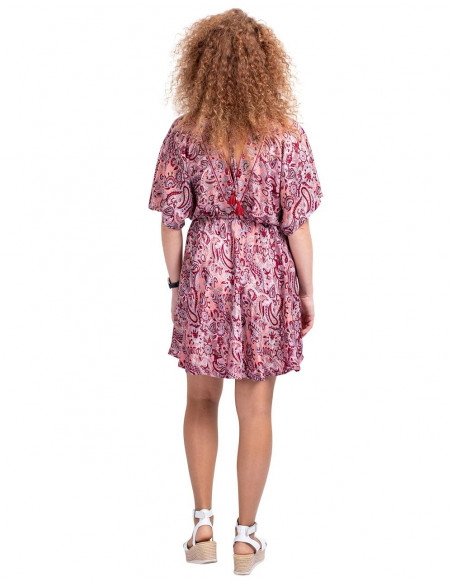 Kleid mit rosa Druck