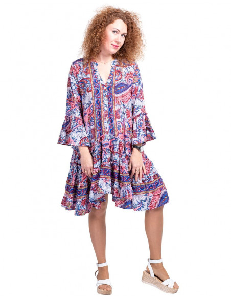 Robe imprimée bohème
