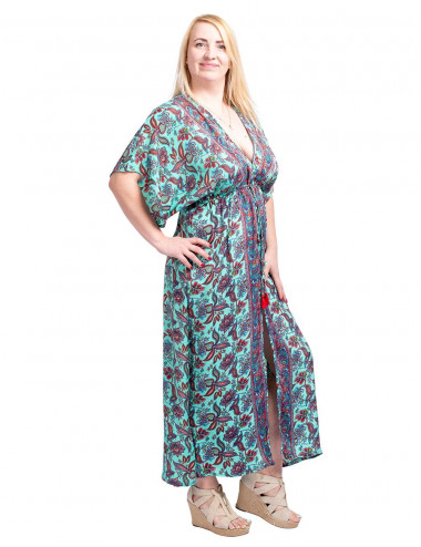 Robe longue avec fente 2