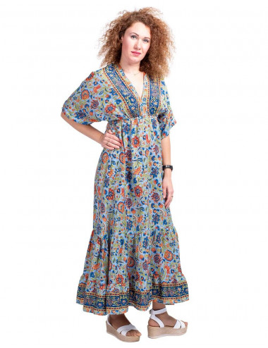 Robe longue style bohème