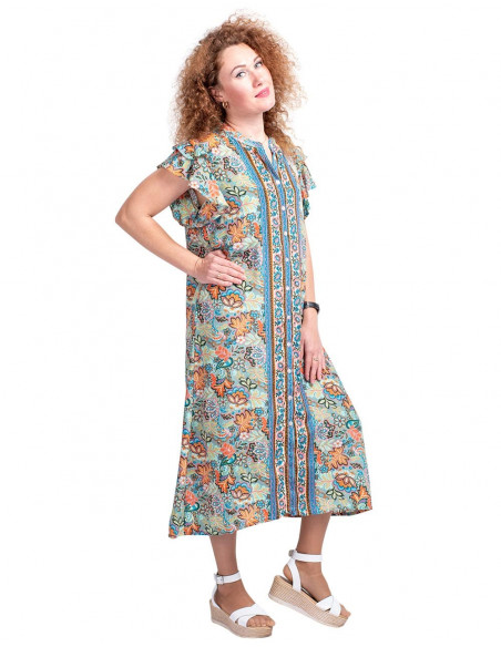 Robe chemise imprimée