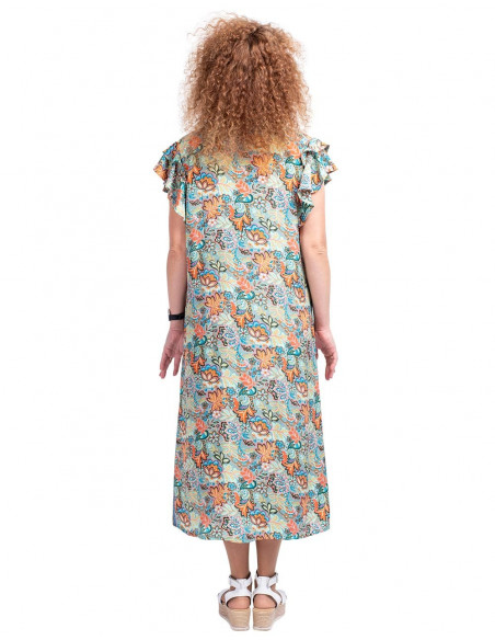 Vestido Camisa Estampada