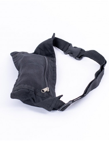 Anti-Theft Black Waist Bag
