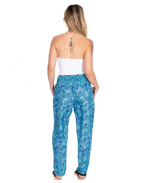Pantalon slim imprimé