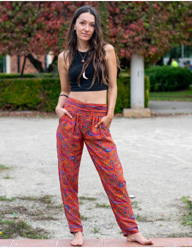 Printed Skinny Pants