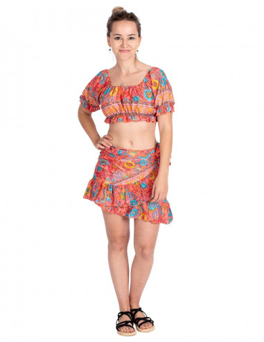 Miniskirt and Top set