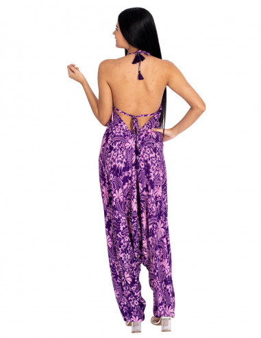 Long Purple Jumpsuit