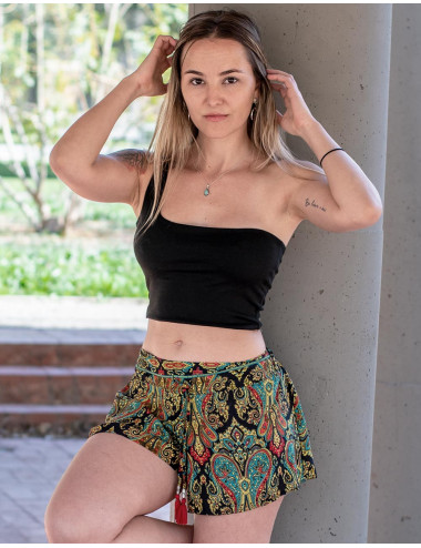 Lockere Seidenshorts