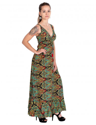 Gerafftes Unterbrustkleid