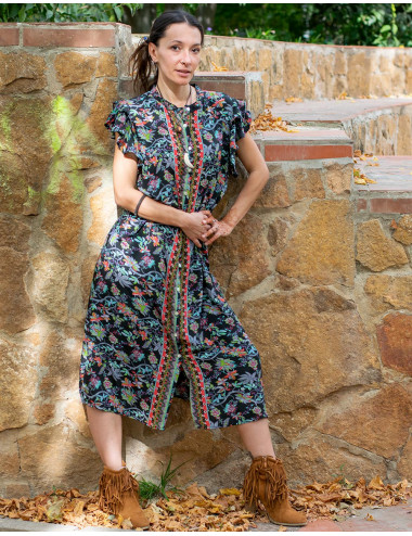 Bedrucktes Hemdkleid 2