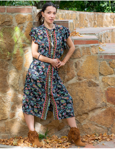 Bedrucktes Hemdkleid