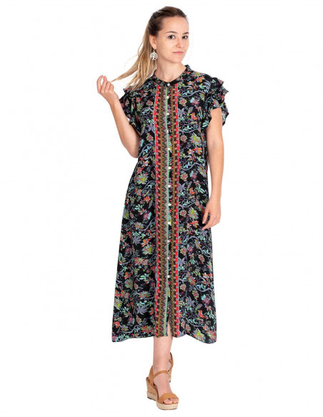 Robe chemise imprimée