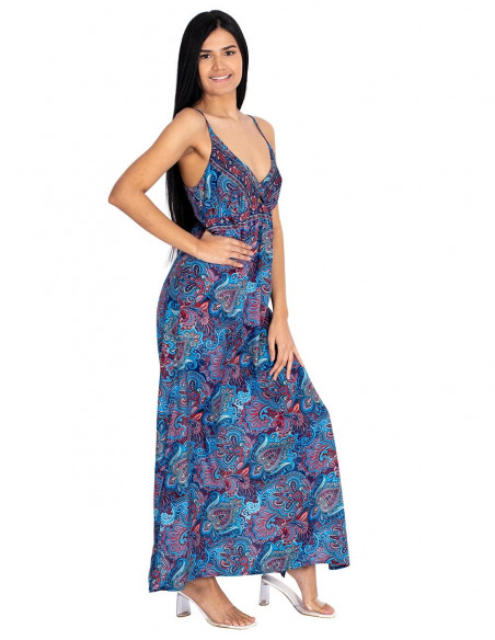 Vestido de alças estreito