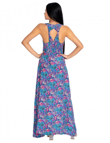 Robe longue avec fente