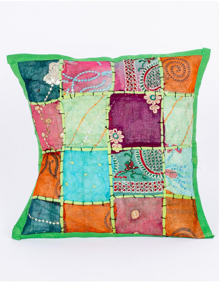 Patchwork-Kissenbezug
