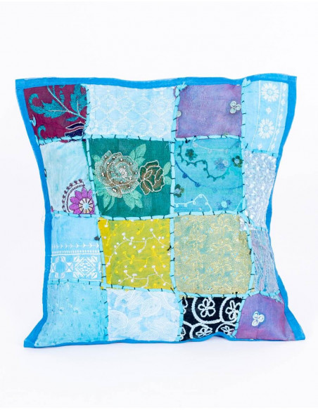 Capa de Almofada de Patchwork