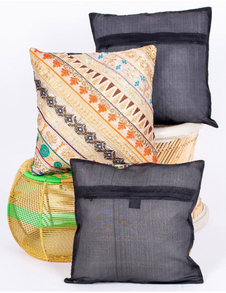 Capa de almofada feita à mão