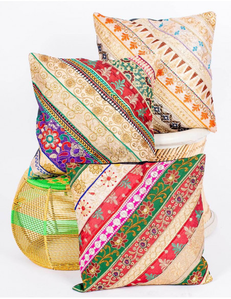 Capa de almofada feita à mão