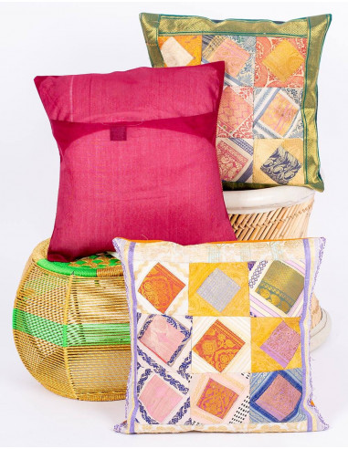 Housse de coussin losange