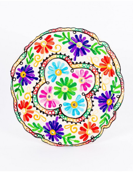 Coussin circulaire sans rembourrage